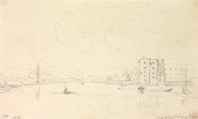 Medine Nehri ve Cowes, Wight Adası by Capt. Thomas Hastings