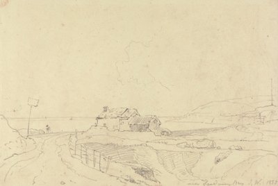 Sandown Körfezi yakınlarında, Wight Adası by Capt. Thomas Hastings