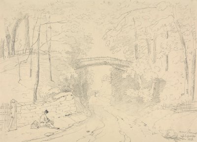 Shorwell yakınlarında, Wight Adası by Capt. Thomas Hastings