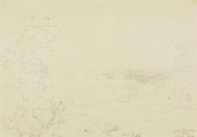Swainstone yakınlarında, Wight Adası, Ağustos 1829 by Capt. Thomas Hastings