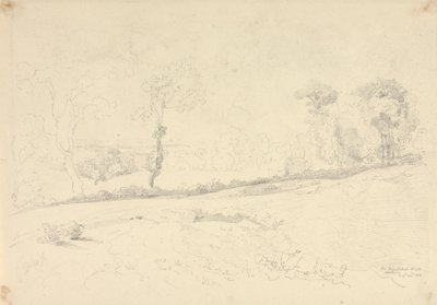 Hampstead Heath'te, 22 Ağustos 1818 by Capt. Thomas Hastings