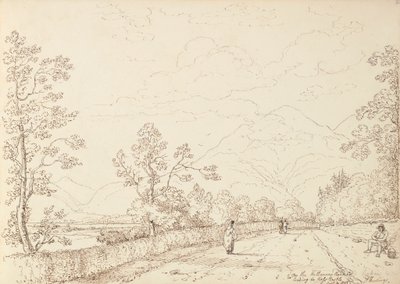 Ross Kalesi'ne Giden Killarney Yolunda, 4 Eylül 1841 by Capt. Thomas Hastings