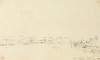 Cowes, Isle of Wight yakınlarındaki Medine'de by Capt. Thomas Hastings