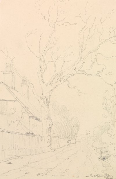 Whippingham Yolu üzerinde, Wight Adası by Capt. Thomas Hastings