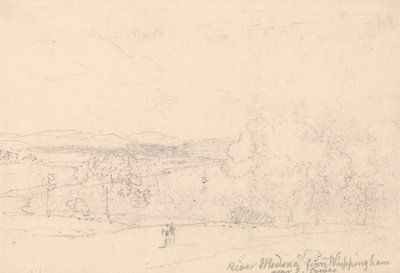 East Cowes yakınlarındaki Whippingham'dan Medina Nehri by Capt. Thomas Hastings