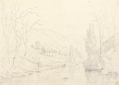 Köprüden Rydal Kulübesi, 8 Şubat 1836 by Capt. Thomas Hastings