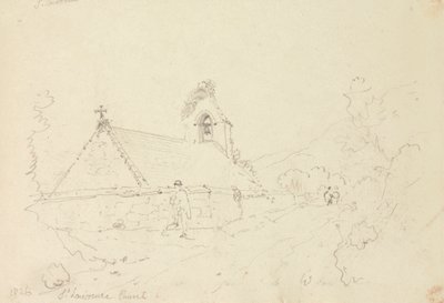 Saint Lawrence Kilisesi, Wight Adası by Capt. Thomas Hastings