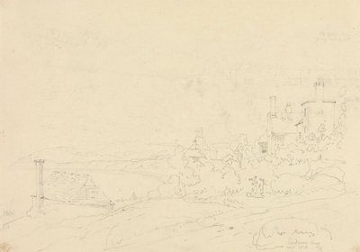 Sandown Körfezi, Wight Adası, Ağustos 1828 by Capt. Thomas Hastings