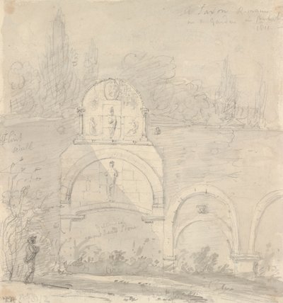 Canterbury'deki Bir Bahçede Sakson Kalıntıları by Capt. Thomas Hastings