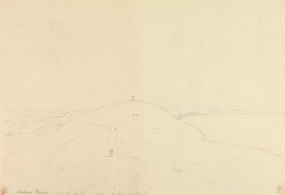 Shalcombe Down, Needles yakınında, Doğuya Bakıyor by Capt. Thomas Hastings