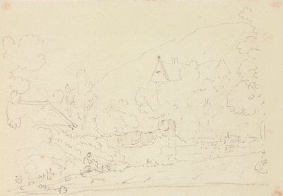 Ağaçlardaki Kulübelerin Taslağı by Capt. Thomas Hastings