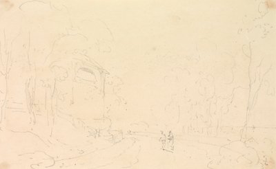 Bay Ward'ın Yazlık Evi Taslağı, Wight Adası by Capt. Thomas Hastings