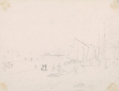 Bir Plaj Sahnesinin Taslağı, Hastings by Capt. Thomas Hastings
