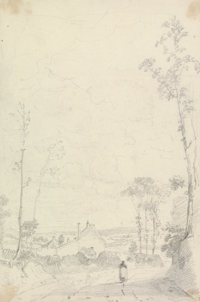 Heathland Yolu Boyunca Bir Ev Taslağı by Capt. Thomas Hastings