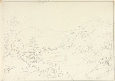 Borrowdale'den Skiddaw, 27 Haziran 1835 Cumartesi by Capt. Thomas Hastings