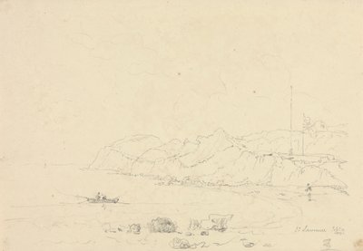St. Lawrence, Wight Adası, 19 Eylül 1827 by Capt. Thomas Hastings