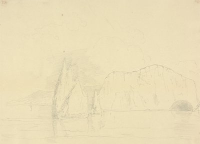 İğneler ve Tatlı Su Kayalıkları, Wight Adası by Capt. Thomas Hastings