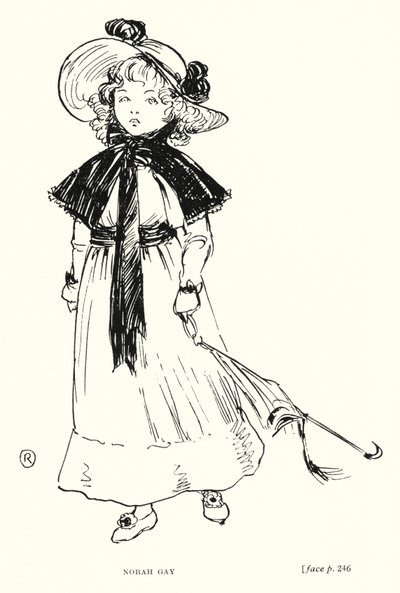 Dickens karakteri: Norah Gay (taş) by Captain Edward Henry Handley Read