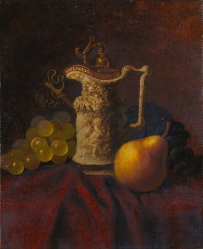 İbreli ve Meyveli Natürmort. by Carducius Plantagenet Ream