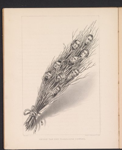 Fransız Geçici Hükümeti üyelerinin başkanları ile bela, 1848 Geçici hükümet üyeleri (nesne üzerine başlık) by Carel Christiaan Antony Last