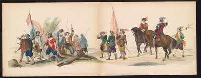 Leiden öğrencilerinin maskeli balosu, 1850 (levha 12) 1629