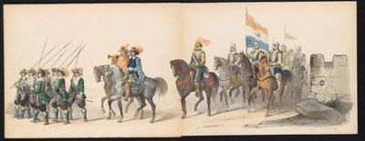 Leiden öğrencilerinin maskeli balosu, 1850 (levha 13) 1629