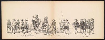 Leiden öğrencilerinin maskeli balosu, 1850 (levha 2) 1629