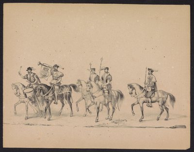 Utrecht Öğrencilerinin Maskeli Balosu, 1846 (levha 13) İspanya Prensi II. Philip