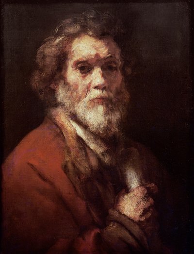 Yaşlı Bir Adamın Başı, c.1650 by Carel Fabritius