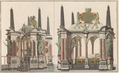 Praalgraf van Willem van Oranje, Delft, yak. 1790 Delft