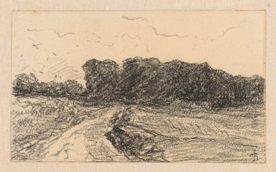Linden-allee, Kleve'deki Bresserberg'e giden yol by Carel Nicolaas Storm van 