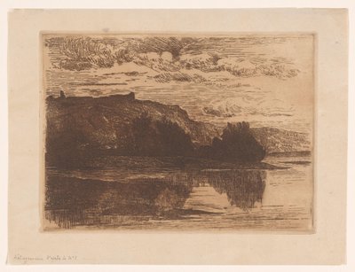 Harabeler van kasteel Poilvache Dinant yakınlarındaki Poilvache kalıntıları (orijinal başlık) by Carel Nicolaas Storm van 