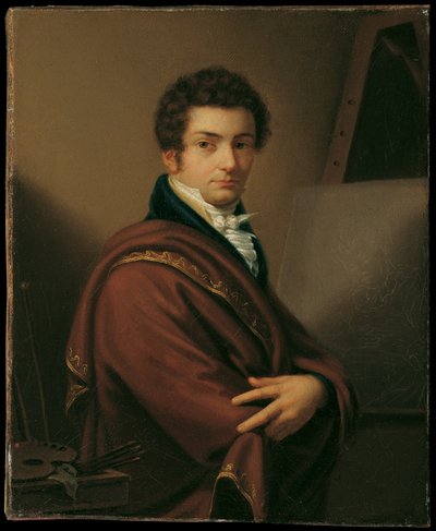 kendi kendine portre by Carl Agricola