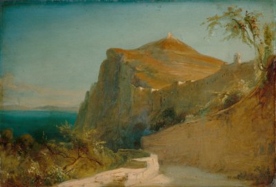 Tiberius Kayası, Capri by Carl Blechen