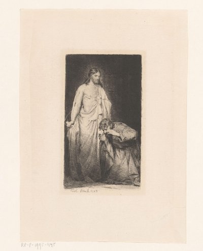 Mesih Thomas'a Görünüyor by Carl Bloch