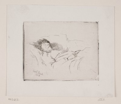 hasta yaşlı adam by Carl Bloch