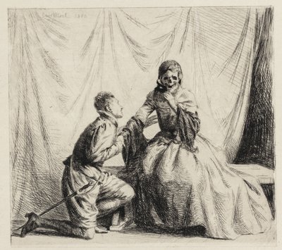 genç adam ve ölüm by Carl Bloch