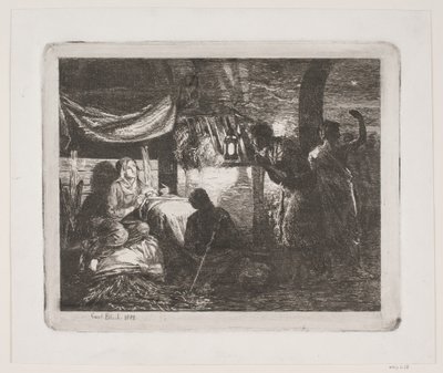 çobanların ibadeti by Carl Bloch