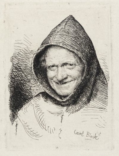 Gülümseyen keşiş by Carl Bloch