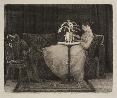 okuma bayan by Carl Bloch