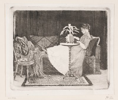 Bayan okuma by Carl Bloch