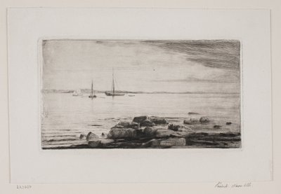 Hellebæk'teki plaj bölümü by Carl Bloch