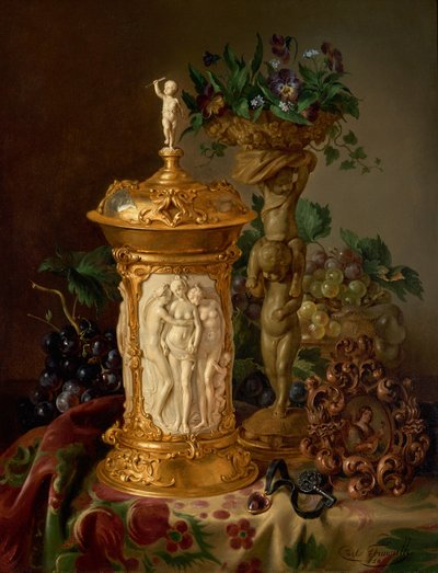 natürmort by Carl Borromäus Fruwirth