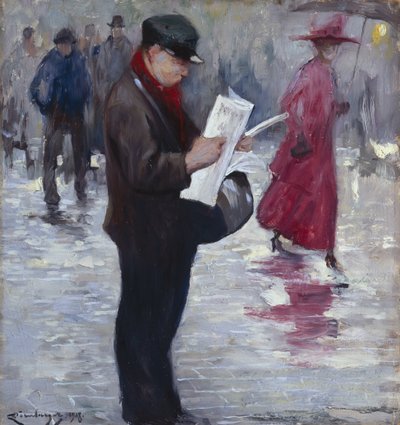 Gazete satıcısı by Carl Doernberger