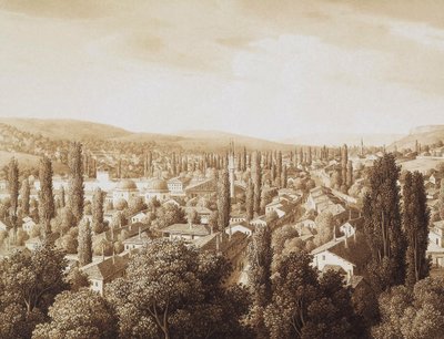 Bahçesaray manzarası, 1824 by Carl Ferdinand von Kugelgen