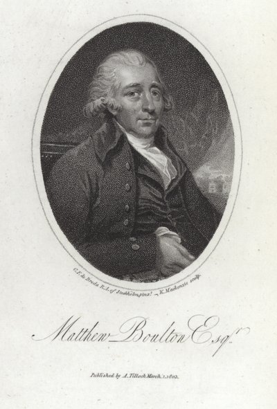 Matthew Boulton  by Carl Frederik van Breda
