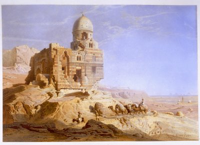 Halife Mezarları, Kahire, 1871 by Carl Friedrich Heinrich Werner
