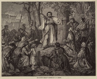 Hussit Vaazı by Carl Friedrich Lessing