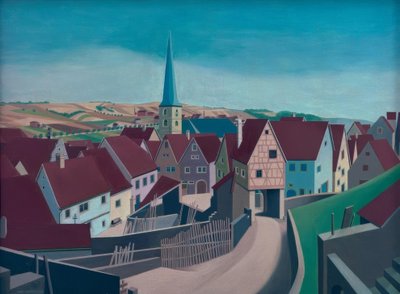Frankonya köyü by Carl Grossberg