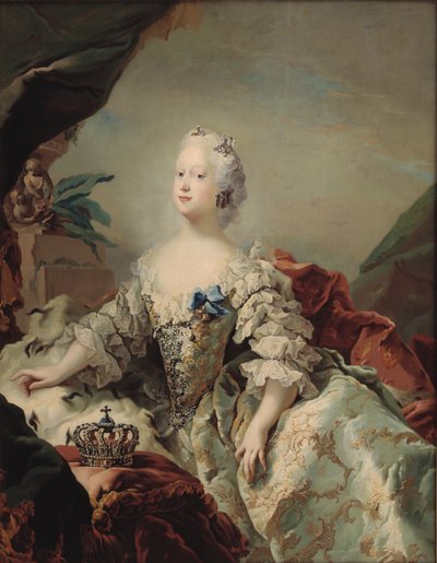 Louise of Great Britain 1724-1751, Danimarka Kraliçesi, 1747. by Carl Gustaf Pilo
